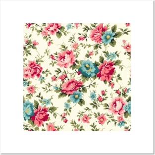 5. Vintage Retro Floral Pattern Artdeco Abstract Delicate Elegance Aesthetic Flowers Spring Posters and Art